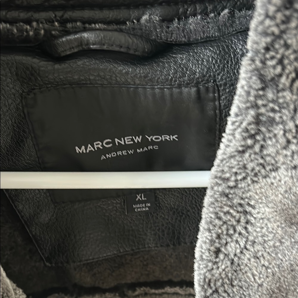 Marc New York Black Leather Jacket